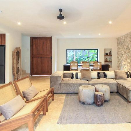 Elegant Boho Style Villa Jungle Views In Rooftop Deck & Outstanding Raw Pool In Holistika Τουλούμ Εξωτερικό φωτογραφία