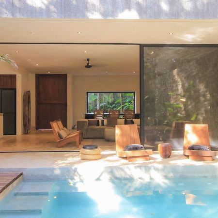 Elegant Boho Style Villa Jungle Views In Rooftop Deck & Outstanding Raw Pool In Holistika Τουλούμ Εξωτερικό φωτογραφία