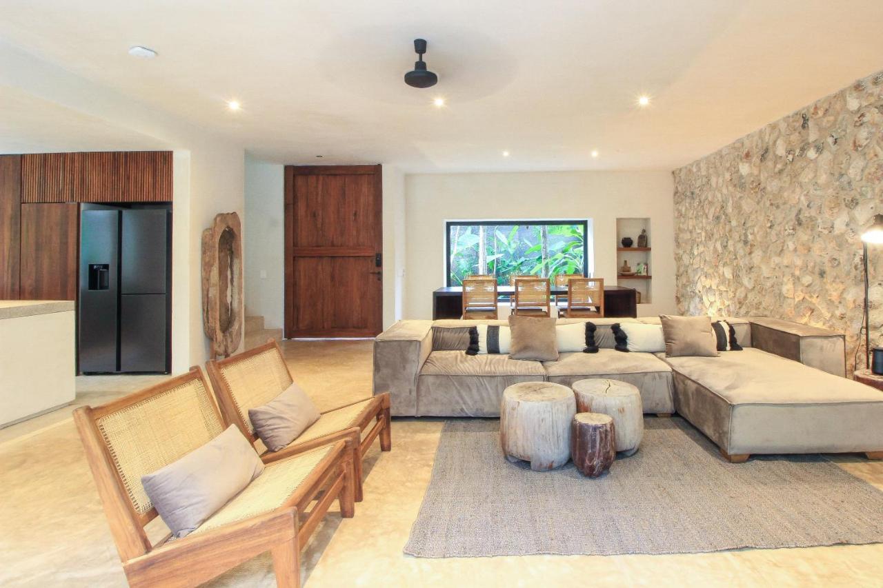 Elegant Boho Style Villa Jungle Views In Rooftop Deck & Outstanding Raw Pool In Holistika Τουλούμ Εξωτερικό φωτογραφία