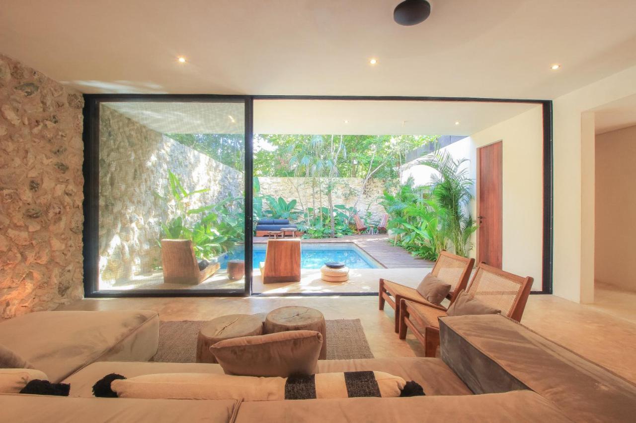 Elegant Boho Style Villa Jungle Views In Rooftop Deck & Outstanding Raw Pool In Holistika Τουλούμ Εξωτερικό φωτογραφία